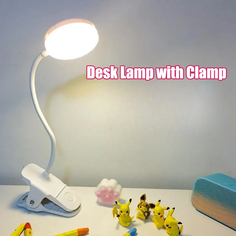 Table Lamp USB Rechargeable 3 light modes LED Desk Lamp Touch Clip Study Clip-on Table Lamps Flexible Desktop Lamp Bedside Light
Table Lamp USB Rechargeable 3 light modes LED Desk Lamp Touch Clip Study Clip-on Table Lamps Flexible Desktop Lamp Bedside Light