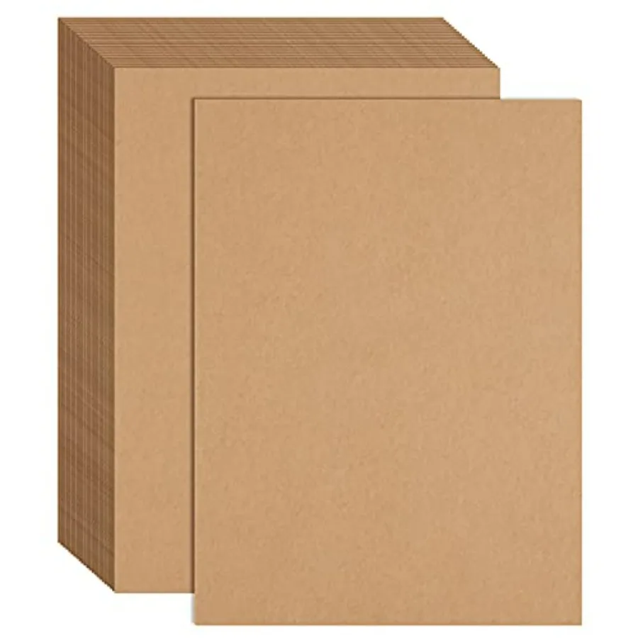 60 Sheets Kraft Paper 8.5 x 11 Inches Brown Paper Letter Size Craft Paper Sheets for Printing Labels DIY Arts and Craft
60 Sheets Kraft Paper 8.5 x 11 Inches Brown Paper Letter Size Craft Paper Sheets for Printing Labels DIY Arts and Craft