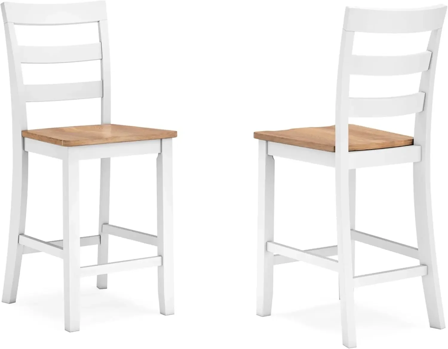 Gesthaven Solid Wood Frame Counter Height Barstool, Set of 2, White/Natural
Gesthaven Solid Wood Frame Counter Height Barstool, Set of 2, White/Natural