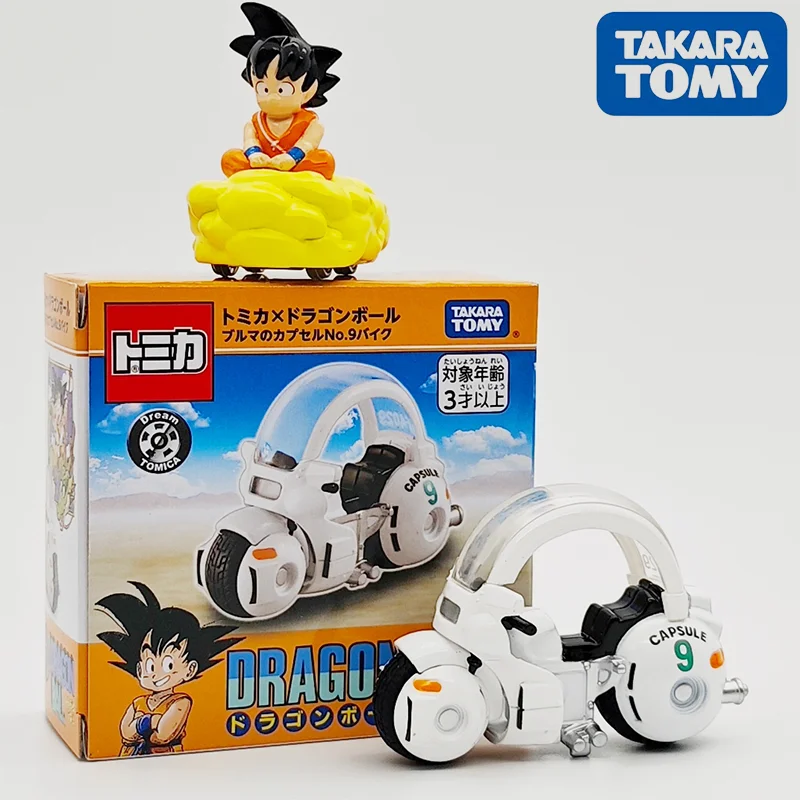 Original TAKARA TOMY Dragon Ball Model Car Goku And Nimbus Toy Bulma's Bike Motorcycle Simulation Car Alloy Car Model Ornament
Original TAKARA TOMY Dragon Ball Model Car Goku And Nimbus Toy Bulma's Bike Motorcycle Simulation Car Alloy Car Model Ornament