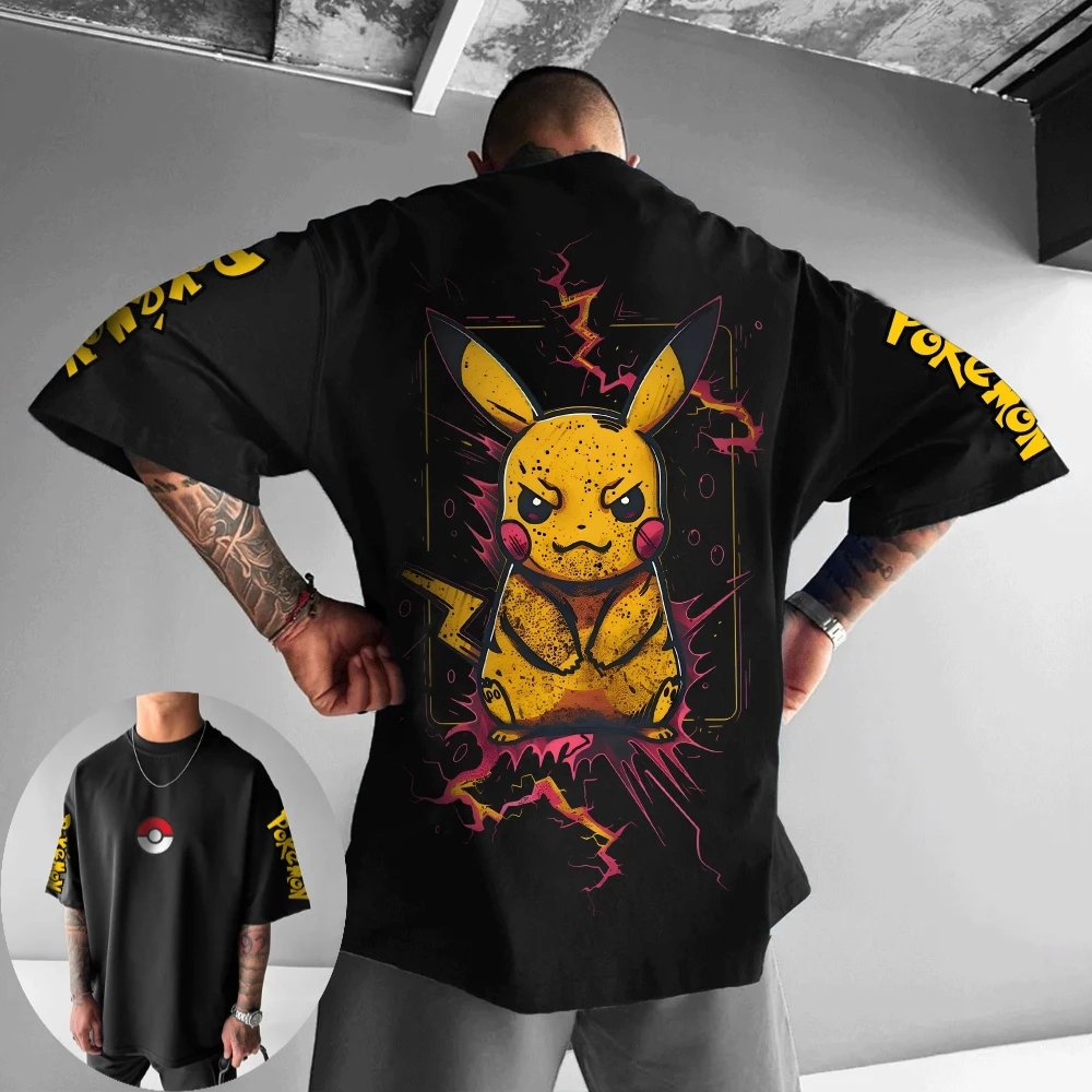 Мужская и женская футболка с изображением Покемона, футболка с изображением Пикачу в стиле аниме, летняя модная футболка с короткими рукавами для мальчиков и девочек, наряды для родителей и детей
Мужская и женская футболка с изображением Покемона, футболка с изображением Пикачу в стиле аниме, летняя модная футболка с короткими рукавами для мальчиков и девочек, наряды для родителей и детей