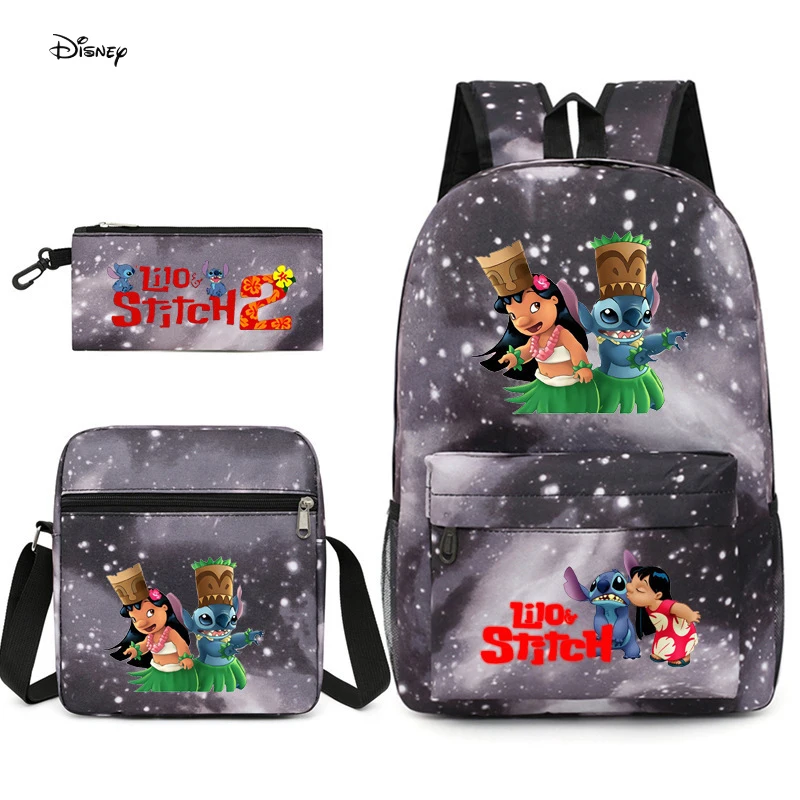 3pcs/set Disney Stitch Plush Kids Backpack Stitch Print Kindergarten Pencil Case Boy Girls Shoulder Bag Children Schoolbag Gifts
3pcs/set Disney Stitch Plush Kids Backpack Stitch Print Kindergarten Pencil Case Boy Girls Shoulder Bag Children Schoolbag Gifts