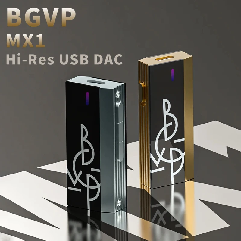 BGVP MX1 Dual CS43198 DAC PCM 32bit/768kHz HIFI Headphone Amplifier HIFI Digital Converter
BGVP MX1 Dual CS43198 DAC PCM 32bit/768kHz HIFI Headphone Amplifier HIFI Digital Converter