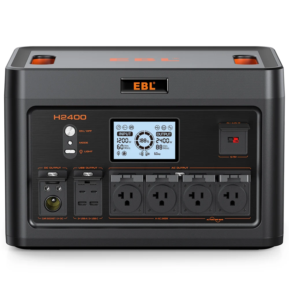 Multi Function Outdoor Portable Solar Lifepo4 Power Station 2400w Oem With Ac Output For Camping Emergency
Multi Function Outdoor Portable Solar Lifepo4 Power Station 2400w Oem With Ac Output For Camping Emergency