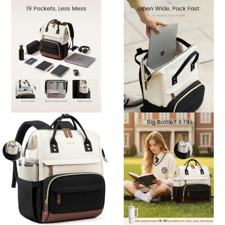 Laptop Backpack for Women, Work Business Backpacks Purse With Large Capacity, Waterproof Nurse Bag College Bookbag for School,
Laptop Backpack for Women, Work Business Backpacks Purse With Large Capacity, Waterproof Nurse Bag College Bookbag for School,