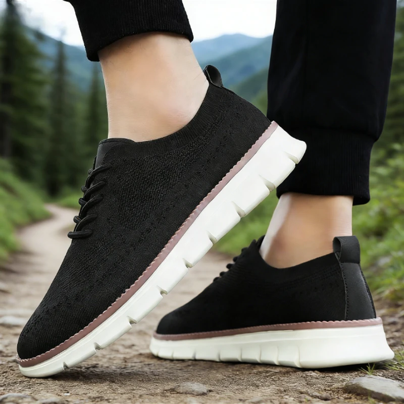 Classic Minimalist Men's Mesh Casual Shoes Breathable Lightweight Durable Lace-Up Non-Slip Walking Shoes Business Casual Sneaker
Classic Minimalist Men's Mesh Casual Shoes Breathable Lightweight Durable Lace-Up Non-Slip Walking Shoes Business Casual Sneaker