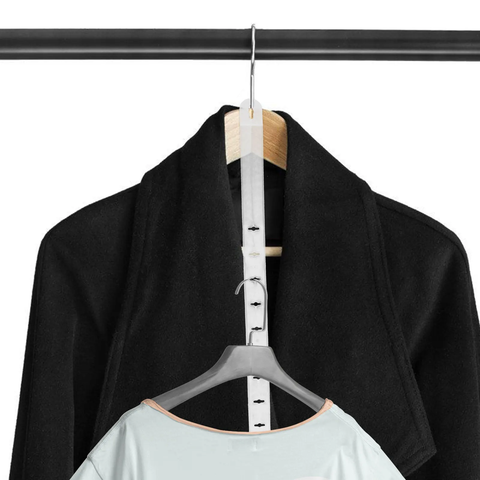 20 Pcs Hanger Connection Strip Clothing Hanging Strips Closet Organizer Connecting Plastic Clothes Connector Supplies
20 Pcs Hanger Connection Strip Clothing Hanging Strips Closet Organizer Connecting Plastic Clothes Connector Supplies