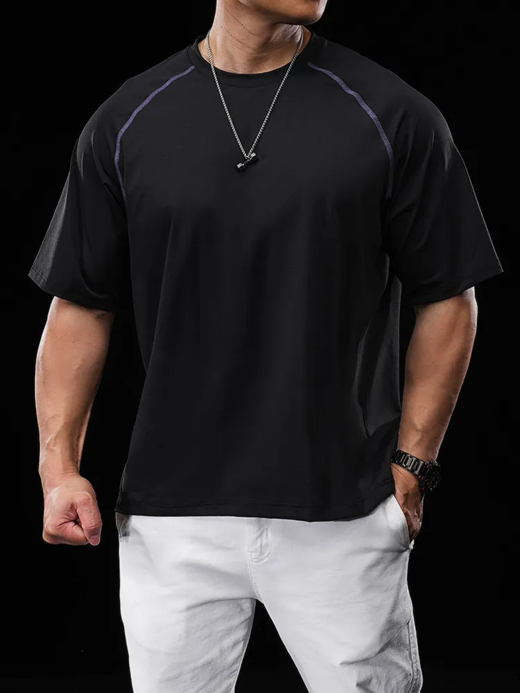 Summer Loose Fit Color Block Quick Dry T Shirt Men Women Korean Fashion Casual Streetwear Outdoor Sport Couple Tee Trendy Top
Summer Loose Fit Color Block Quick Dry T Shirt Men Women Korean Fashion Casual Streetwear Outdoor Sport Couple Tee Trendy Top