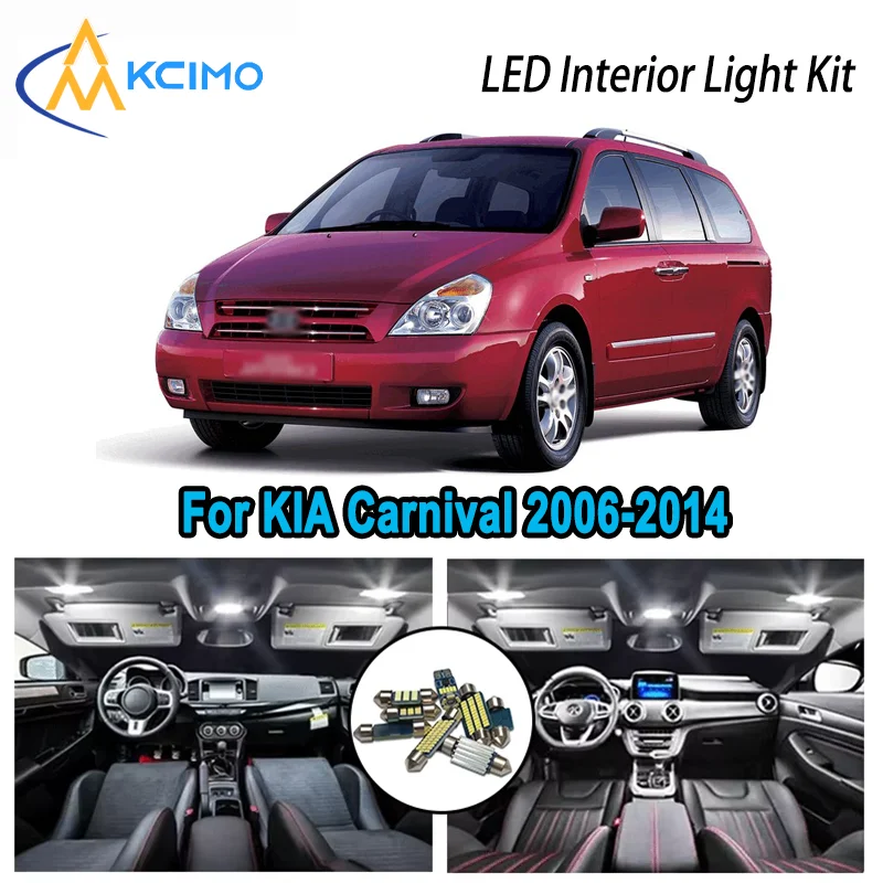 For KIA Carnival 2006-2014 2007 2008 2009 Bright Premium LED Interior Dome Map Trunk Light Kit Car Led Lamps Canbus No Error
For KIA Carnival 2006-2014 2007 2008 2009 Bright Premium LED Interior Dome Map Trunk Light Kit Car Led Lamps Canbus No Error