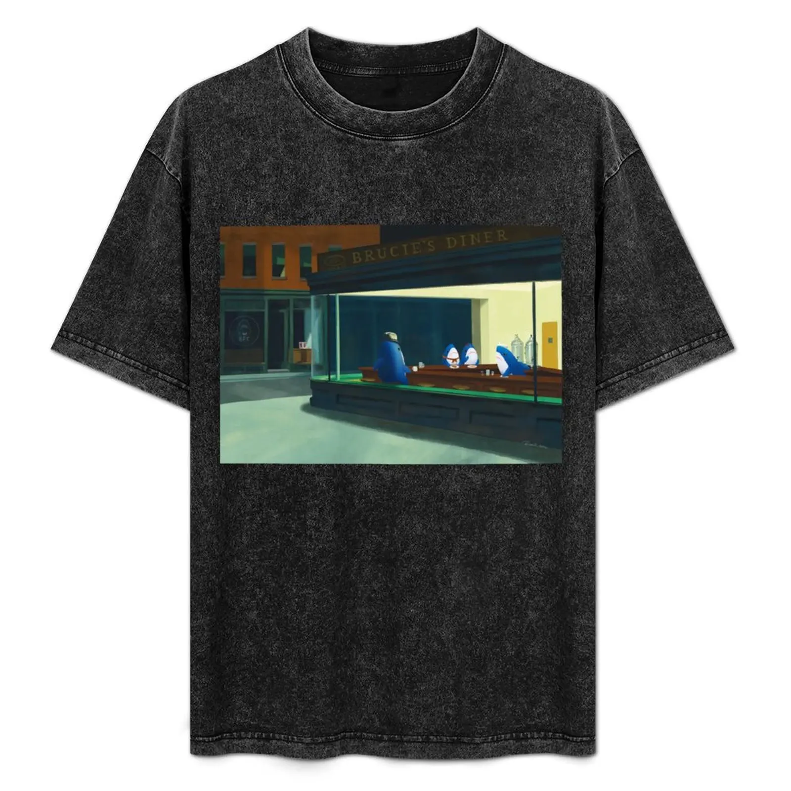 Nighthawks: blahaj/shark edition T-Shirt Basic All Season Solid T-Shirt
Nighthawks: blahaj/shark edition T-Shirt Basic All Season Solid T-Shirt