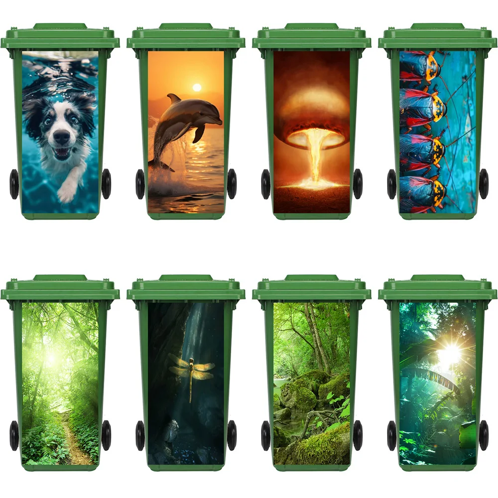 Forest Sunshine Scenery Outdoor Trash Can DIY Trash Can Cover Decal Home Decoration Sticker Removable Waterproof Poster
Forest Sunshine Scenery Outdoor Trash Can DIY Trash Can Cover Decal Home Decoration Sticker Removable Waterproof Poster