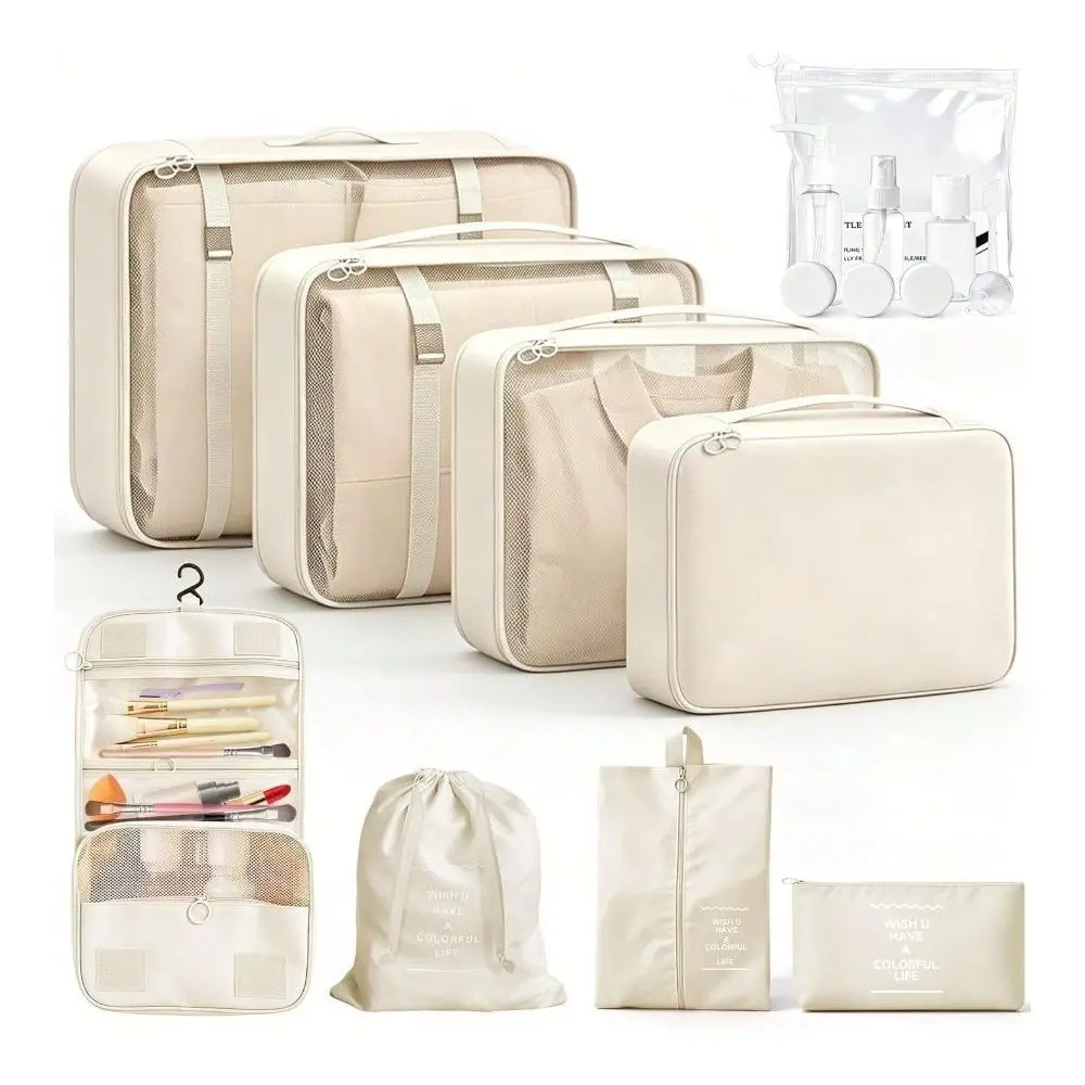 Set Packing Cubes Travel, Luggage Organizer Bags With Travel Size Bottles, Lightweight Suitcase Organizer Bags Set, Travel Esse
Set Packing Cubes Travel, Luggage Organizer Bags With Travel Size Bottles, Lightweight Suitcase Organizer Bags Set, Travel Esse
