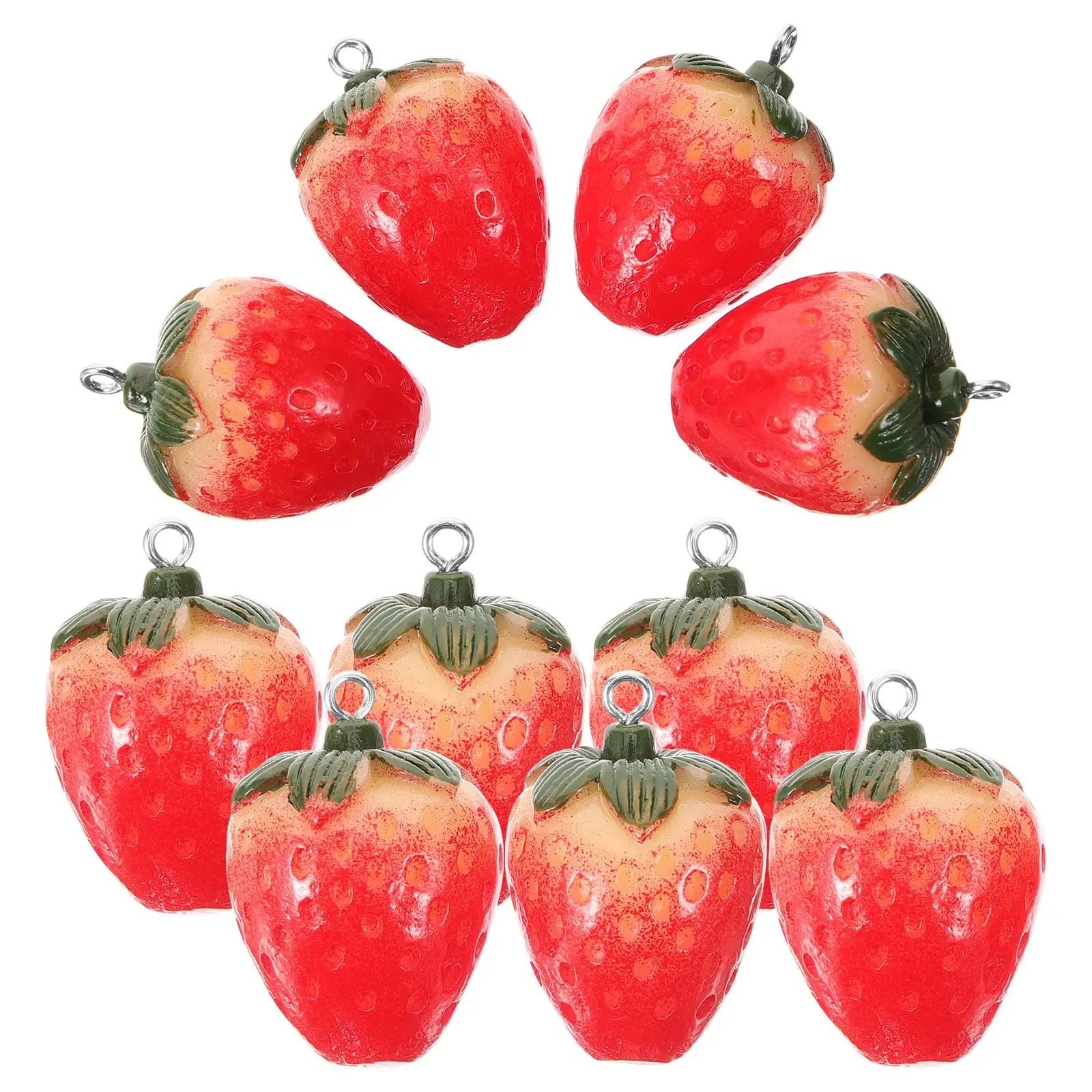 10pcs Strawberry Jewelry Charms Pendant Charms For Jewelry Earrings Keychain Accessories Fruit Decor Craft Gifts
10pcs Strawberry Jewelry Charms Pendant Charms For Jewelry Earrings Keychain Accessories Fruit Decor Craft Gifts