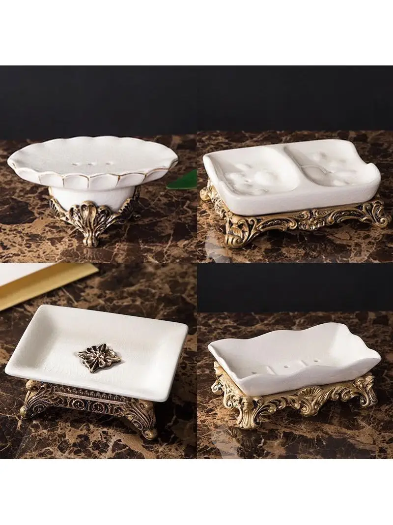 Elegant Double Layer Ceramic Soap Dish Bathroom Storage Organizer Soap Box Drainage Soap Tray Luxury Style Household Accessory
Elegant Double Layer Ceramic Soap Dish Bathroom Storage Organizer Soap Box Drainage Soap Tray Luxury Style Household Accessory