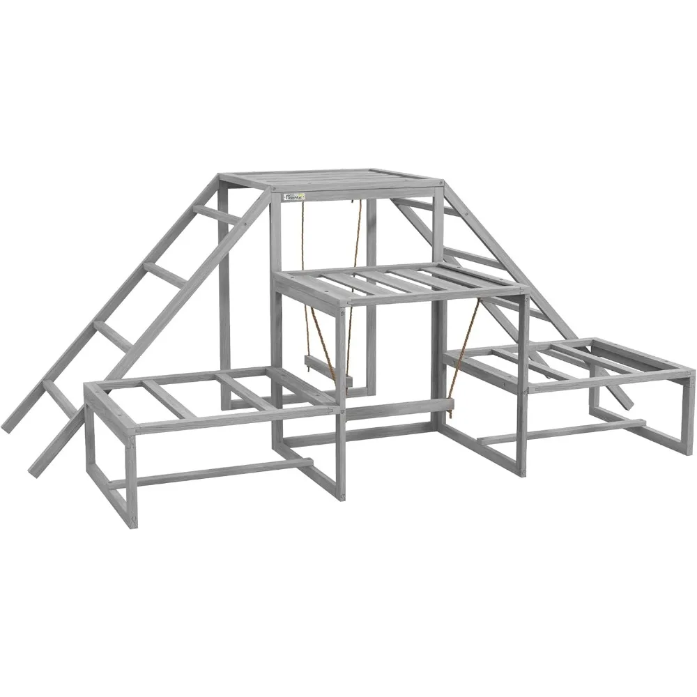 Chicken Toys for Coop, Chicken Swing Set, Chicken Coop Accessories for Poultry Run with Perches, Wood Stand, Ladder, Platforms,
Chicken Toys for Coop, Chicken Swing Set, Chicken Coop Accessories for Poultry Run with Perches, Wood Stand, Ladder, Platforms,