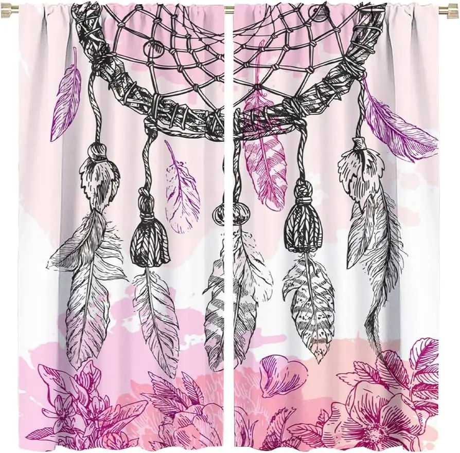 Boho Dream Catcher Curtains for Bedroom Dreamcatcher Blackout Curtains Bohemian Style Window Curtains Romantic Window Treatments
Boho Dream Catcher Curtains for Bedroom Dreamcatcher Blackout Curtains Bohemian Style Window Curtains Romantic Window Treatments
