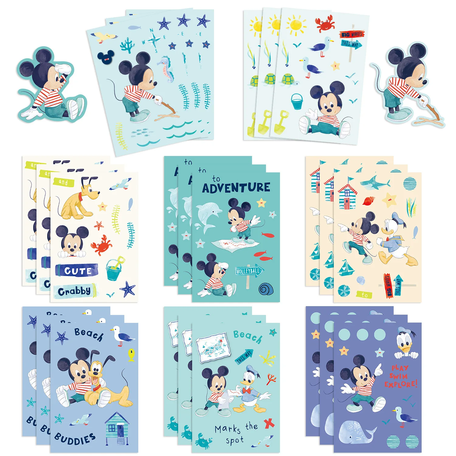 8/16Sheets Disney Mickey's Adventure Puzzle Stickers DIY Guitar Refrigerator Phone Suitcase Motorcycle Water Cup Skateboard
8/16Sheets Disney Mickey's Adventure Puzzle Stickers DIY Guitar Refrigerator Phone Suitcase Motorcycle Water Cup Skateboard