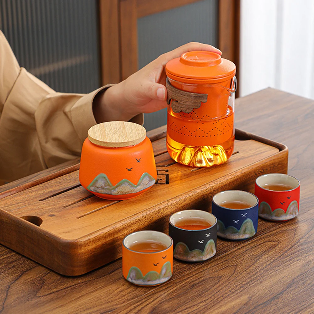 Portable Tea Set Present For Corporate Annual Meeting Vintage Ceramic Art For Tea Lovers Sophisticated Business Travel
Portable Tea Set Present For Corporate Annual Meeting Vintage Ceramic Art For Tea Lovers Sophisticated Business Travel