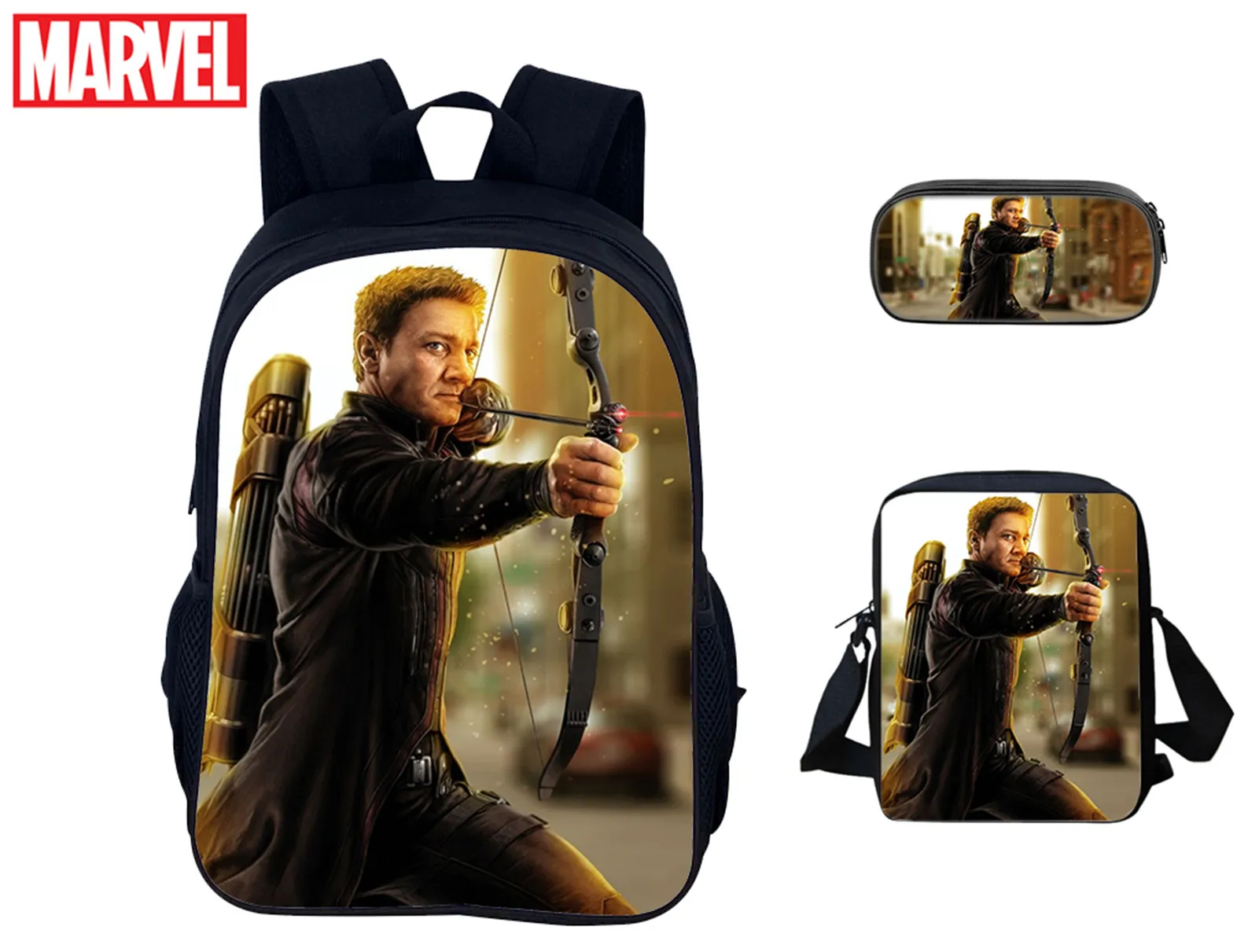 Lightweight Student 3 in 1 Hawkeye Schoolbag-Kids Casual Backpack+Single Shoulder Bag+Pencil Case 3 Pcs/Set
Lightweight Student 3 in 1 Hawkeye Schoolbag-Kids Casual Backpack+Single Shoulder Bag+Pencil Case 3 Pcs/Set