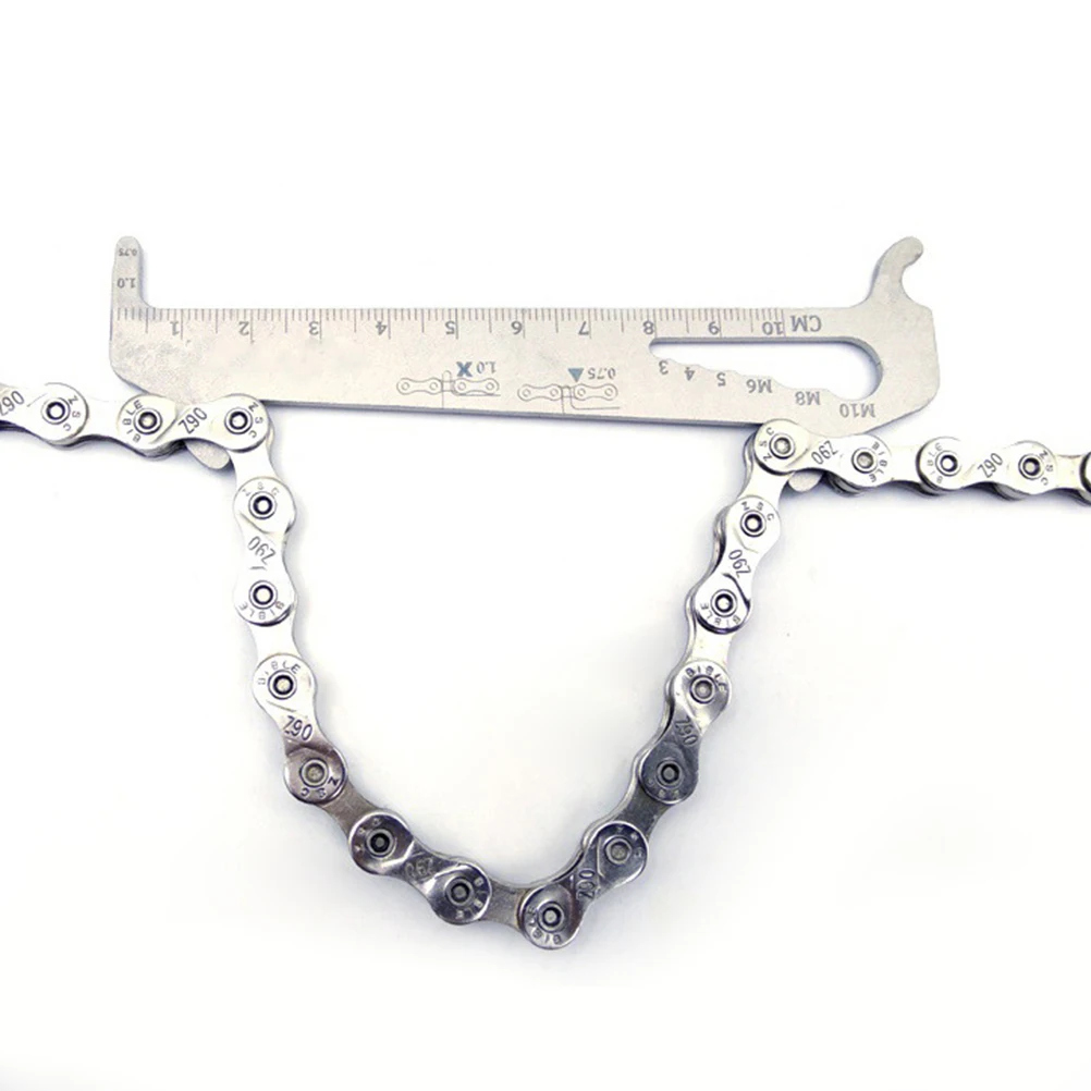 Chains Test Caliper Durable Portable Tool Silver Indicator Wearing Degree Measurement Replacement Repair Checker Bike Chain
Chains Test Caliper Durable Portable Tool Silver Indicator Wearing Degree Measurement Replacement Repair Checker Bike Chain