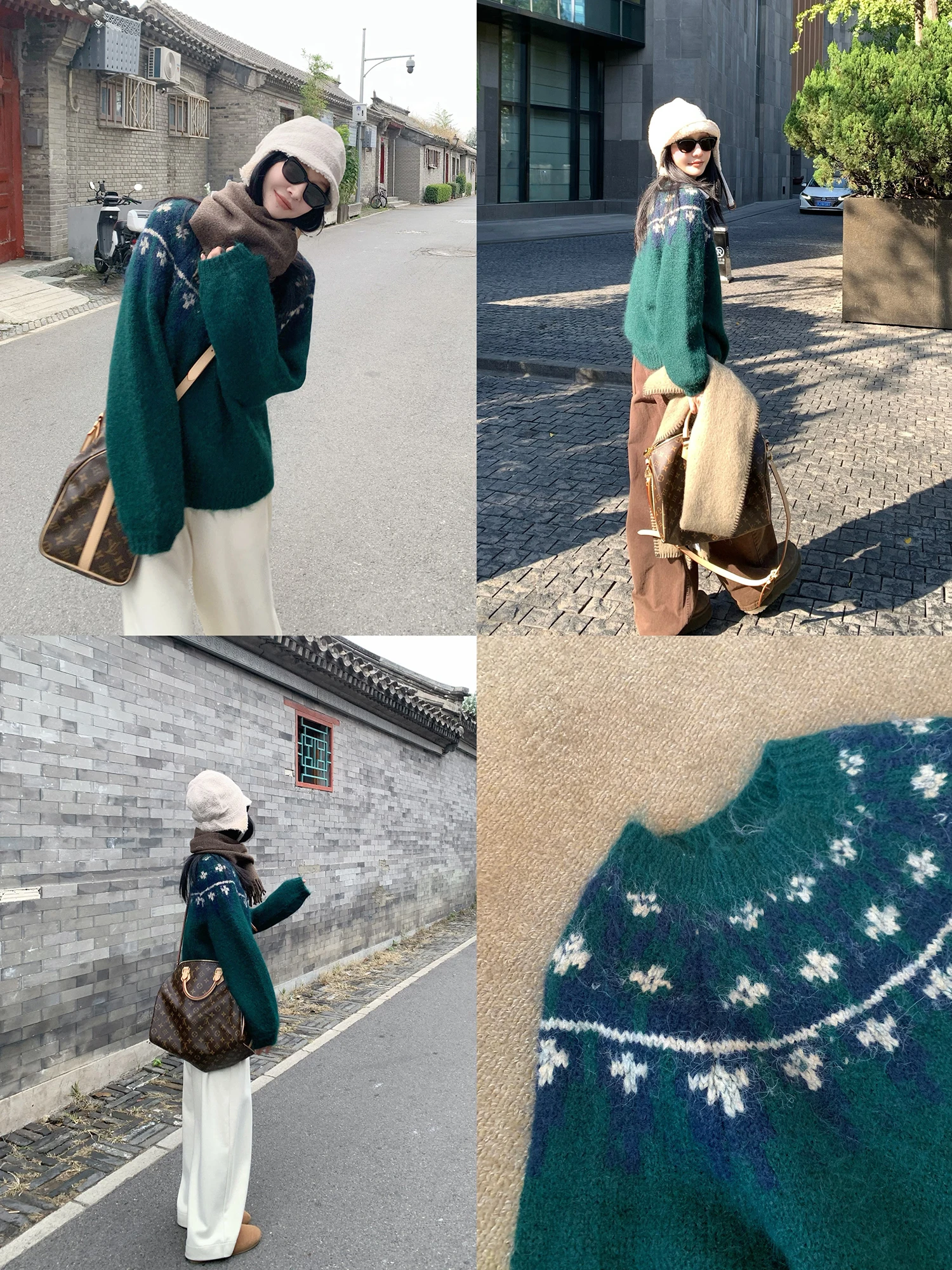 Warm Wool Blend Knitted Sweater Cozy round Ne Pullover Fce Island aped Crt Winter Aosphere Women's Faion
Warm Wool Blend Knitted Sweater Cozy round Ne Pullover Fce Island aped Crt Winter Aosphere Women's Faion