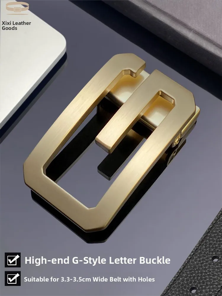 Высококачественный мужской ремень Bule Head G Letter 3,5 Дырокол Гладкая поясная головка New Card Bule Верхняя одежда из цинкового сплава Bule Bule
Высококачественный мужской ремень Bule Head G Letter 3,5 Дырокол Гладкая поясная головка New Card Bule Верхняя одежда из цинкового сплава Bule Bule