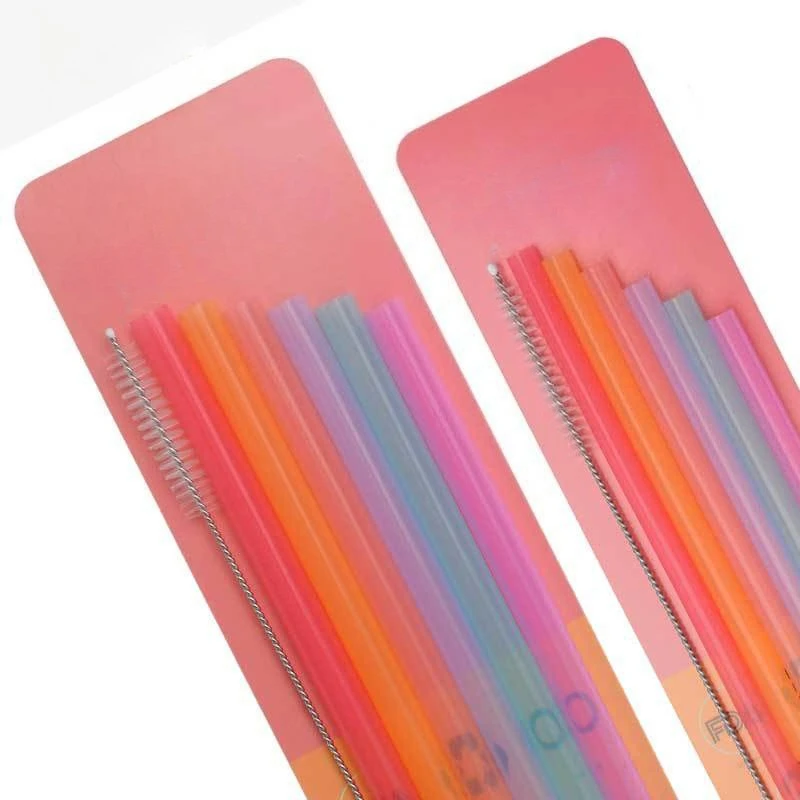 Folding silicone straw portable picnic camping bendable beverage juice heat-resistant children drinking water straw
Folding silicone straw portable picnic camping bendable beverage juice heat-resistant children drinking water straw