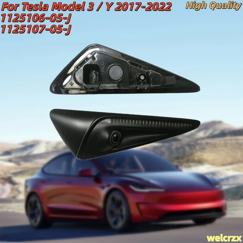 Compatible with Tesla Model 3 / Y (2017-2022) Fender Camera | Part No. 1125106-05-J, 1125107-05-J
Compatible with Tesla Model 3 / Y (2017-2022) Fender Camera | Part No. 1125106-05-J, 1125107-05-J