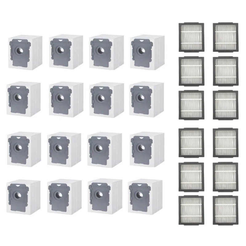 16Pack Vacuum Bags & 12Pack HEPA Filter Replacement Accessories For Irobot Roomba I7 I7+ I1 I3 I3+ I4 I4+E5 E6 Vacuum
16Pack Vacuum Bags & 12Pack HEPA Filter Replacement Accessories For Irobot Roomba I7 I7+ I1 I3 I3+ I4 I4+E5 E6 Vacuum