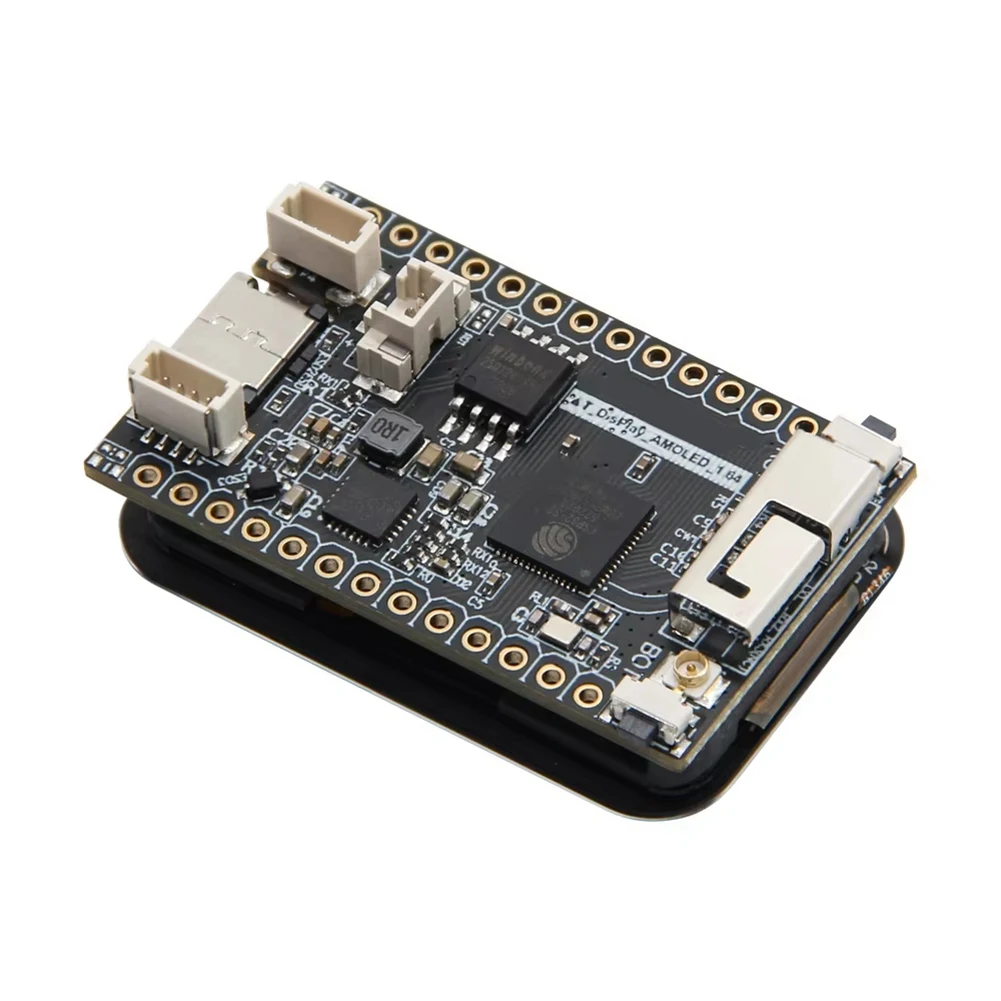 Hot-T-Display-S3 ESP32-S3 AMOLED 1.64-Inch ICNA3311 Touch Display Screen Flash-16MB PSRAM-8MB WIFI Bluetooth Wireless Module
Hot-T-Display-S3 ESP32-S3 AMOLED 1.64-Inch ICNA3311 Touch Display Screen Flash-16MB PSRAM-8MB WIFI Bluetooth Wireless Module