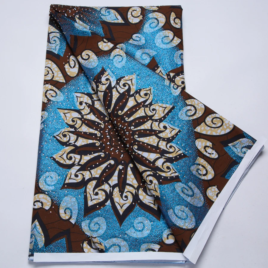 African Ankara Glitter Golden Wax Fabric 6 Yards 2026 Latest Grand Super Nigerian Stones Wax Fabric for Sewing Women Dresses
African Ankara Glitter Golden Wax Fabric 6 Yards 2026 Latest Grand Super Nigerian Stones Wax Fabric for Sewing Women Dresses
