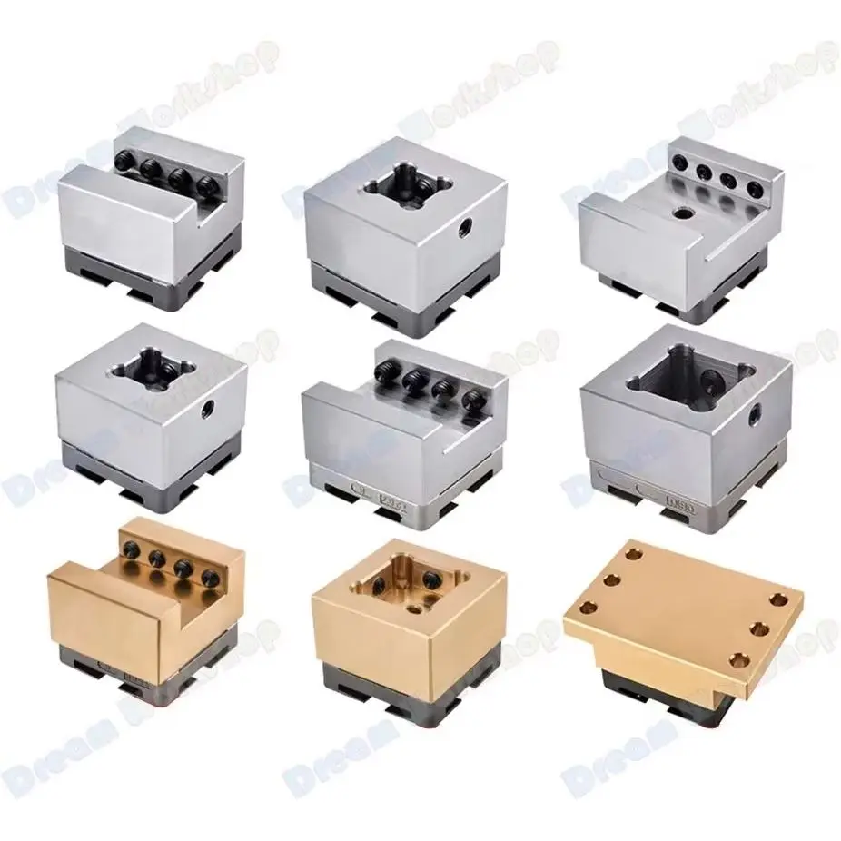 3R brass Stainless Steel fixture U-shaped Groove Square Flat EDM Spark Machine Electrode Chuck Clamping Seat Copper Male Base
3R brass Stainless Steel fixture U-shaped Groove Square Flat EDM Spark Machine Electrode Chuck Clamping Seat Copper Male Base