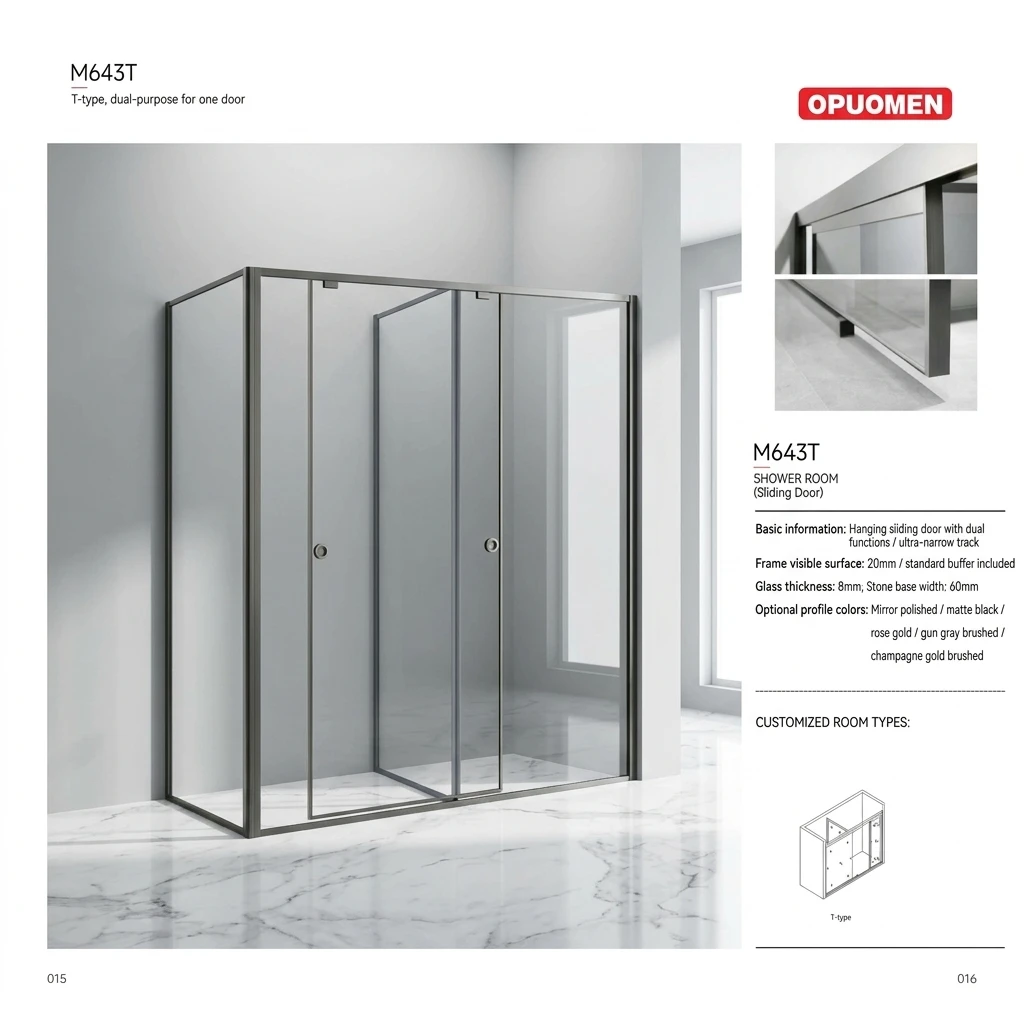 Modern Waterproof Hotel Walk-in 90x90cm Glass Shower Enclosure Double Sliding Doors Aluminium Frame Low Tray Frame for Bathroom
Modern Waterproof Hotel Walk-in 90x90cm Glass Shower Enclosure Double Sliding Doors Aluminium Frame Low Tray Frame for Bathroom