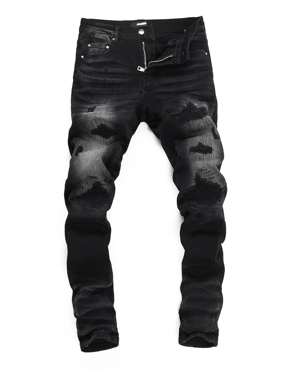 Мужские джинсы AMR MX, облегающие уличные джинсовые брюки, модная городская одежда, застежка-молния со средней талией, четыре сезона
Мужские джинсы AMR MX, облегающие уличные джинсовые брюки, модная городская одежда, застежка-молния со средней талией, четыре сезона