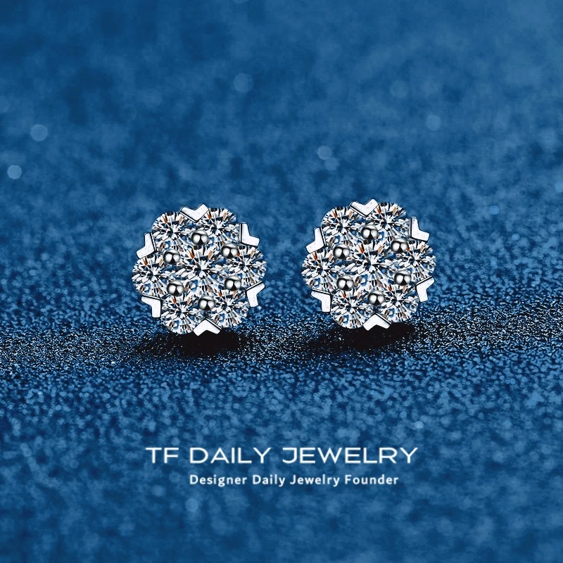 Stud Earrings Platinum PT950 for Women Moissanite Diamond Total 0.48/1.6ct Earplug Style Wedding Sparkling Girl Fine Jewelry
Stud Earrings Platinum PT950 for Women Moissanite Diamond Total 0.48/1.6ct Earplug Style Wedding Sparkling Girl Fine Jewelry
