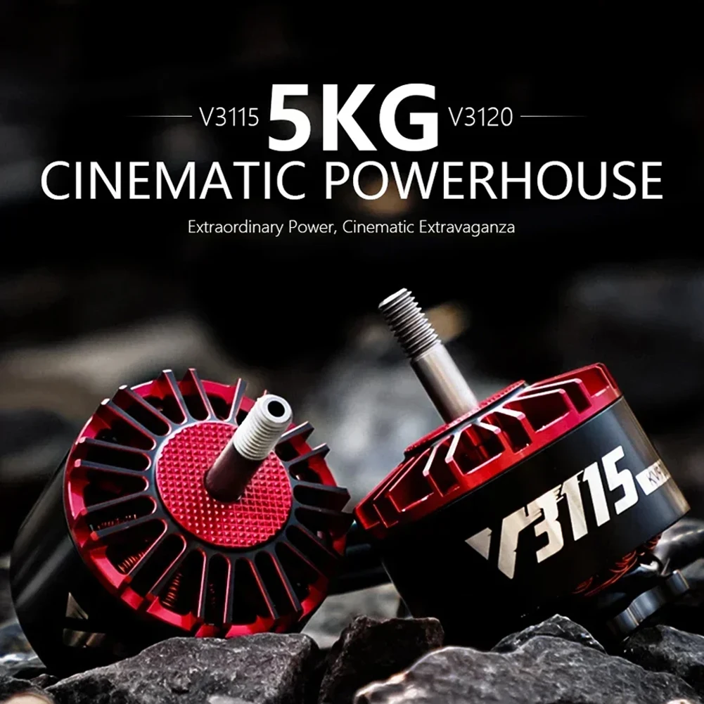 T-MOTOR V3115/V3120 V Series Brushless Motor 3-12S High Power for 8-11 Inch X4 X8 Cinematic FPV Drones
T-MOTOR V3115/V3120 V Series Brushless Motor 3-12S High Power for 8-11 Inch X4 X8 Cinematic FPV Drones