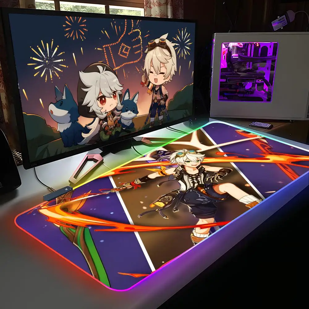 Game GI Bennett Mouse Pad RGB Rubber Computer Laptop Official Game Colored esports Aesthetic Pretty Fashion Luxury Mat
Game GI Bennett Mouse Pad RGB Rubber Computer Laptop Official Game Colored esports Aesthetic Pretty Fashion Luxury Mat
