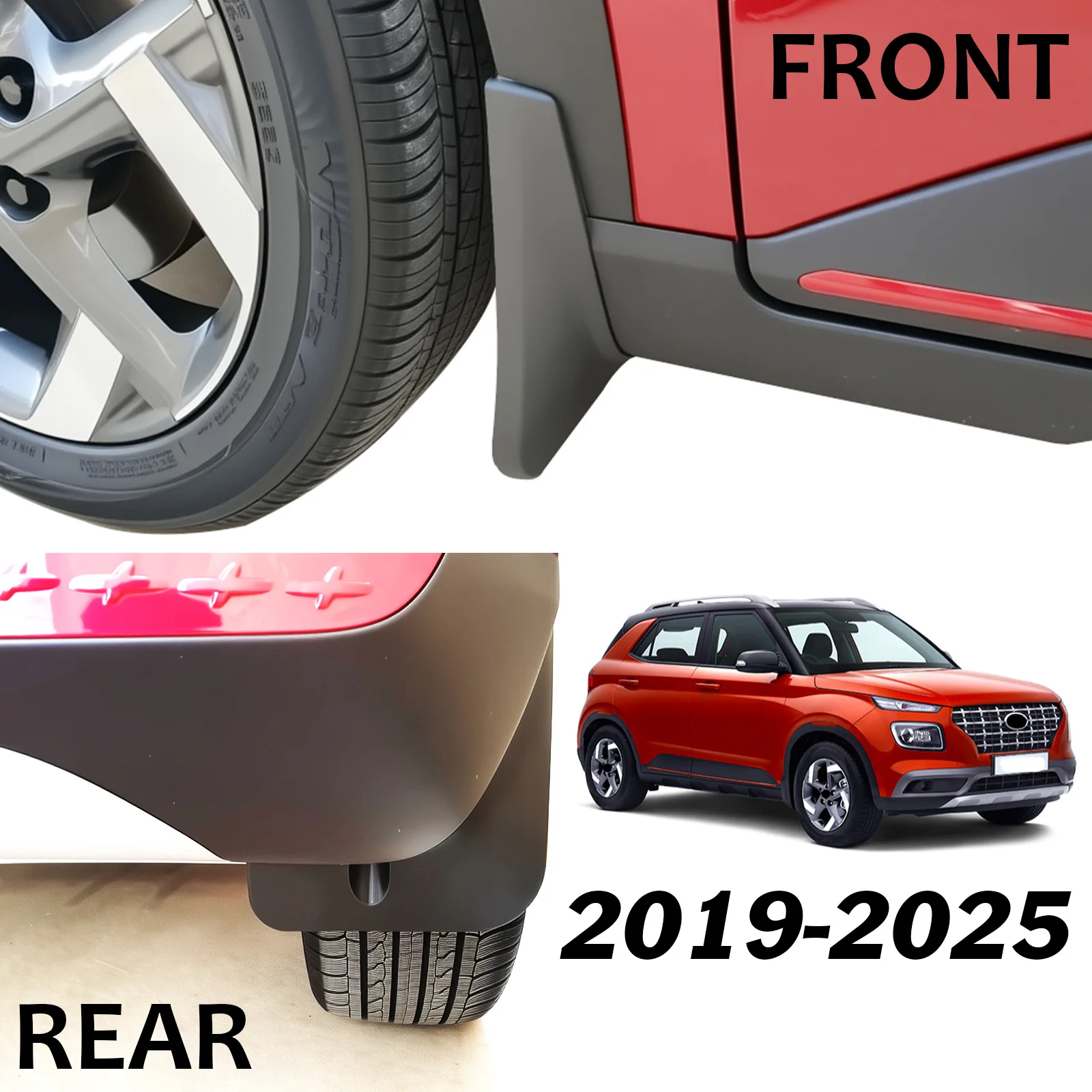 4pcs For Hyundai Venue 2019 2020 2021 2022 2023 2024 2025 Car Mud Flaps Splash Guards Fender Front Rear Mudguards Accessories
4pcs For Hyundai Venue 2019 2020 2021 2022 2023 2024 2025 Car Mud Flaps Splash Guards Fender Front Rear Mudguards Accessories