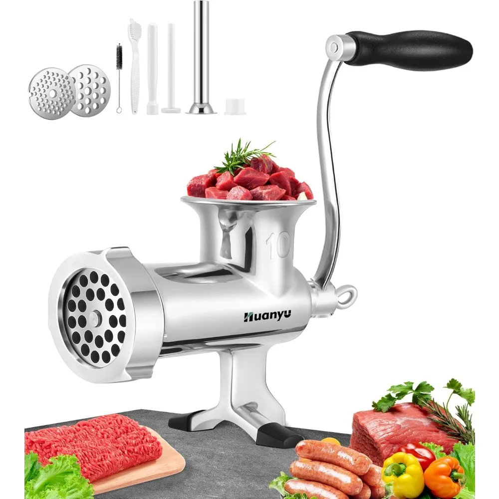 Мясорубка, ручная мясорубка из нержавеющей стали, наполнитель для колбас, ручная машина для измельчения мяса, многофункциональная Atta
Мясорубка, ручная мясорубка из нержавеющей стали, наполнитель для колбас, ручная машина для измельчения мяса, многофункциональная Atta