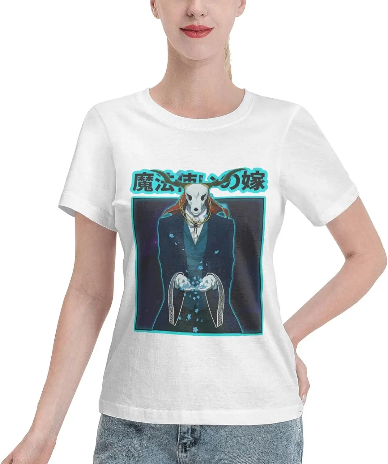 Anime T Shirt Womens Summer Cotton Tee Round Neck Tops Casual Short Sleeve Shirts
Anime T Shirt Womens Summer Cotton Tee Round Neck Tops Casual Short Sleeve Shirts