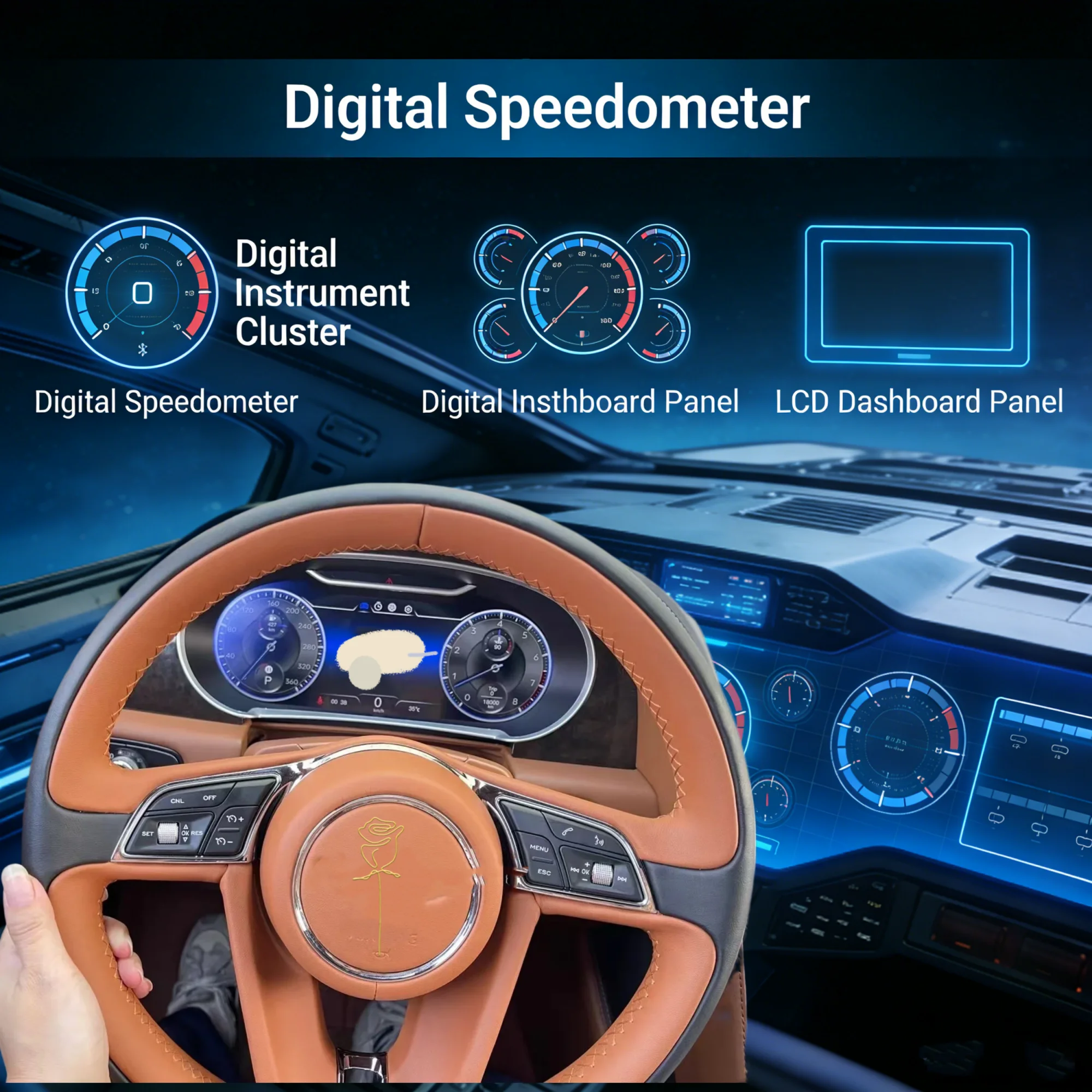 Digital Cluster For Bentley Continental 2005-2017 Car LCD Instrument Panel Virtual CockPit Speed Meter Dashboard Car Accessories
Digital Cluster For Bentley Continental 2005-2017 Car LCD Instrument Panel Virtual CockPit Speed Meter Dashboard Car Accessories