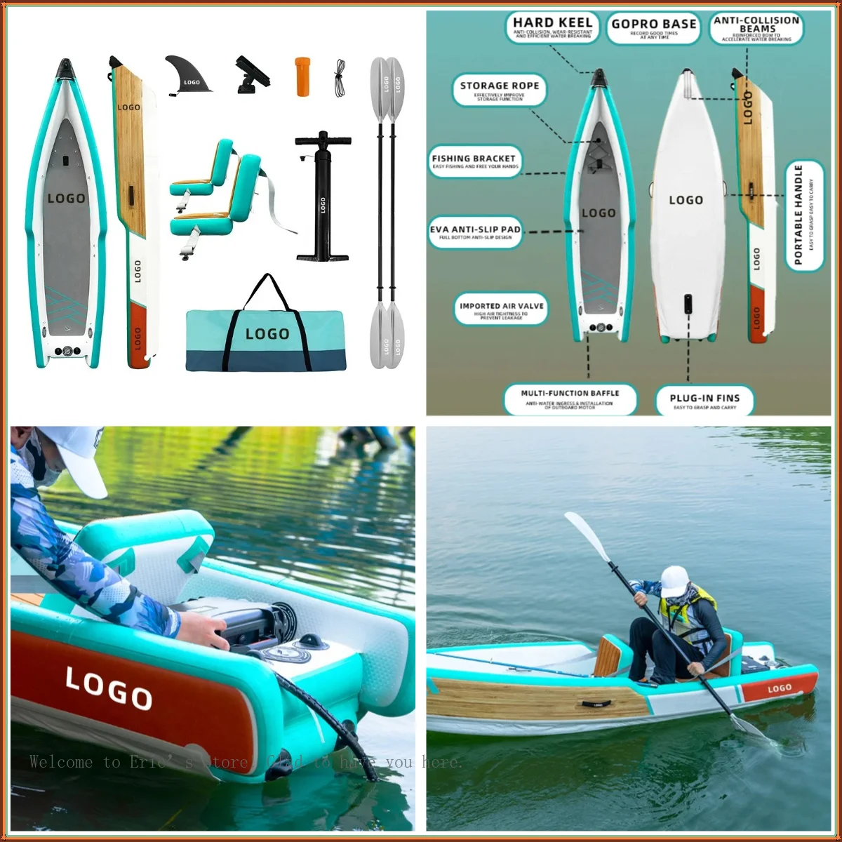 2026 New Hot Single Double Person Drop Stitch Inflatable Fishing Kayak Cheap Can Install Electric Outboard Motor
2026 New Hot Single Double Person Drop Stitch Inflatable Fishing Kayak Cheap Can Install Electric Outboard Motor
