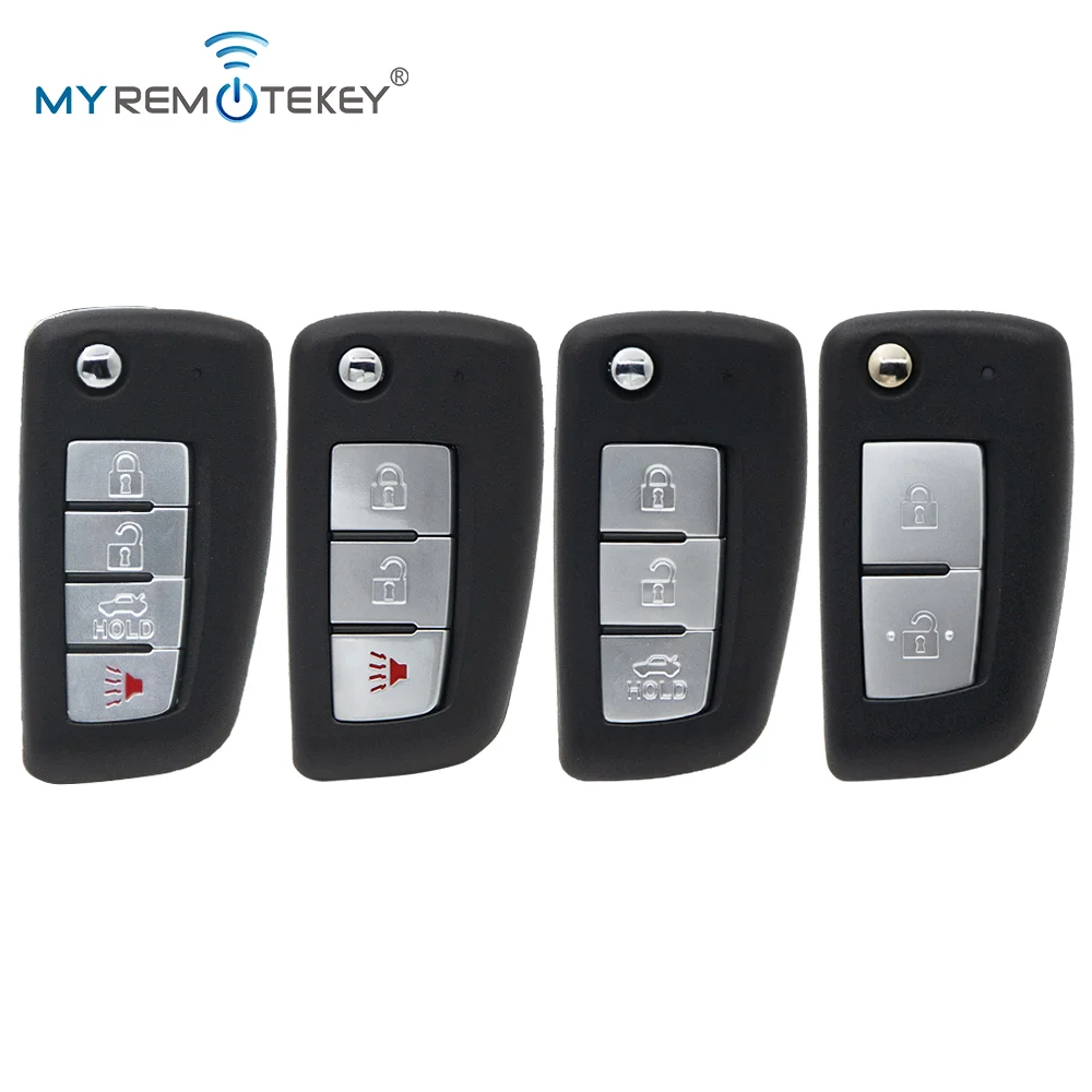 MYREMOTEKEY Flip Key Shell Combo for Nissan Rogue, Qashqai, X-Trail, Sentra, Altima, Armada & Infiniti (2-4 Button)
MYREMOTEKEY Flip Key Shell Combo for Nissan Rogue, Qashqai, X-Trail, Sentra, Altima, Armada & Infiniti (2-4 Button)