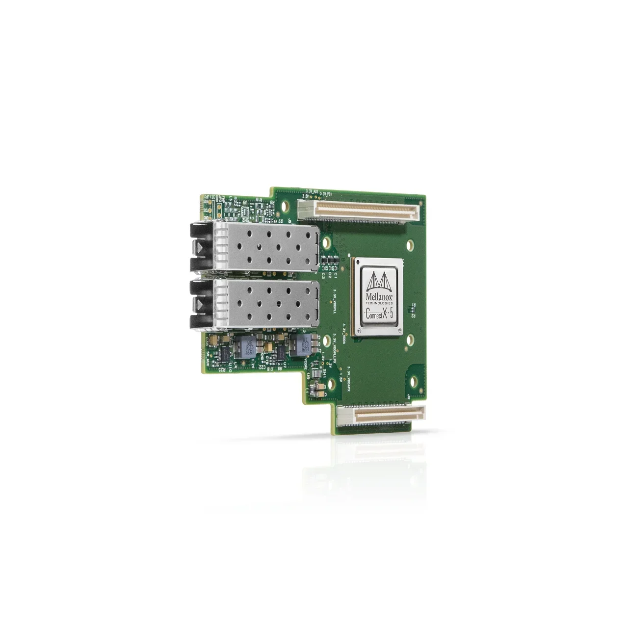 MCX542A-ACAN ConnectX-5 EN Adapter Card for OCP2.0 Type 1 with Host Management 25GbE Dual-Port SFP28 PCIe 3.0 X16 No Bracket
MCX542A-ACAN ConnectX-5 EN Adapter Card for OCP2.0 Type 1 with Host Management 25GbE Dual-Port SFP28 PCIe 3.0 X16 No Bracket