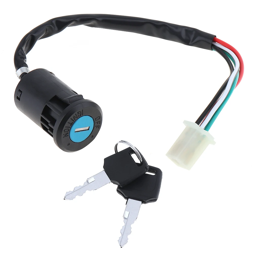 4 Wires 2 Ignition Keys Start Switch Waterproof Door Lock Key Motorcycle Accessories Tools for ATV Go Kart Scrambling Motorcycle
4 Wires 2 Ignition Keys Start Switch Waterproof Door Lock Key Motorcycle Accessories Tools for ATV Go Kart Scrambling Motorcycle