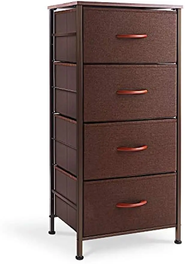 Organizer with 4 Drawers, Fabric Dresser Tower for Bedroom, Hallway, Entryway, Closets - Espresso
Organizer with 4 Drawers, Fabric Dresser Tower for Bedroom, Hallway, Entryway, Closets - Espresso