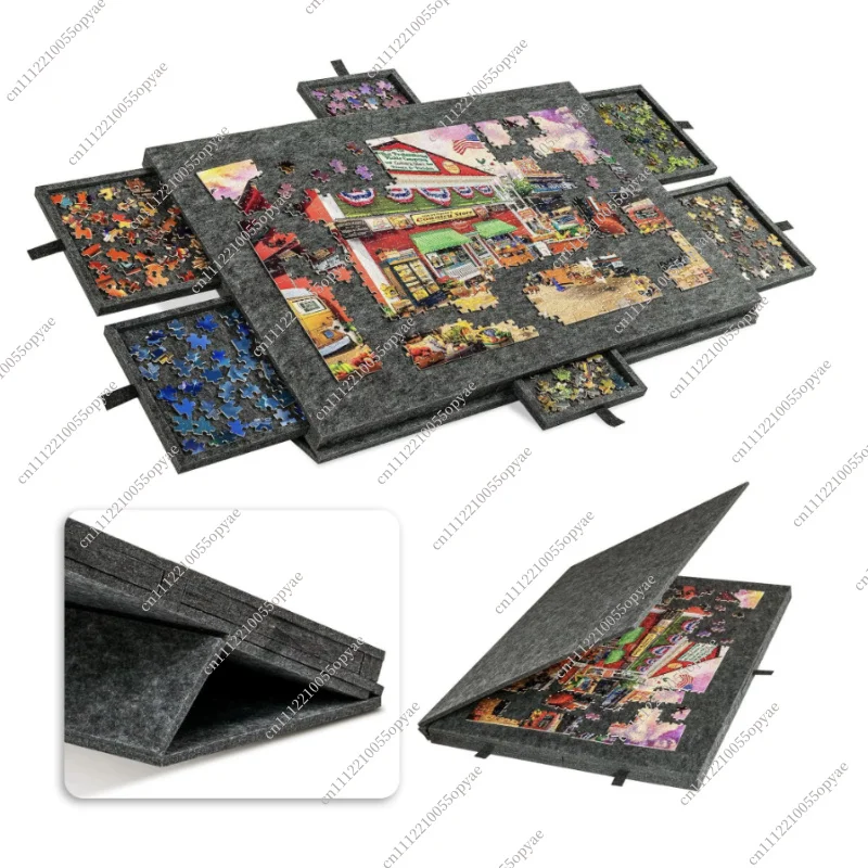2000 Piece Puzzle Workbench for Adults Universal Puzzle Mat with Felt Base Storage Drawers Portable Jigsaw Board
2000 Piece Puzzle Workbench for Adults Universal Puzzle Mat with Felt Base Storage Drawers Portable Jigsaw Board