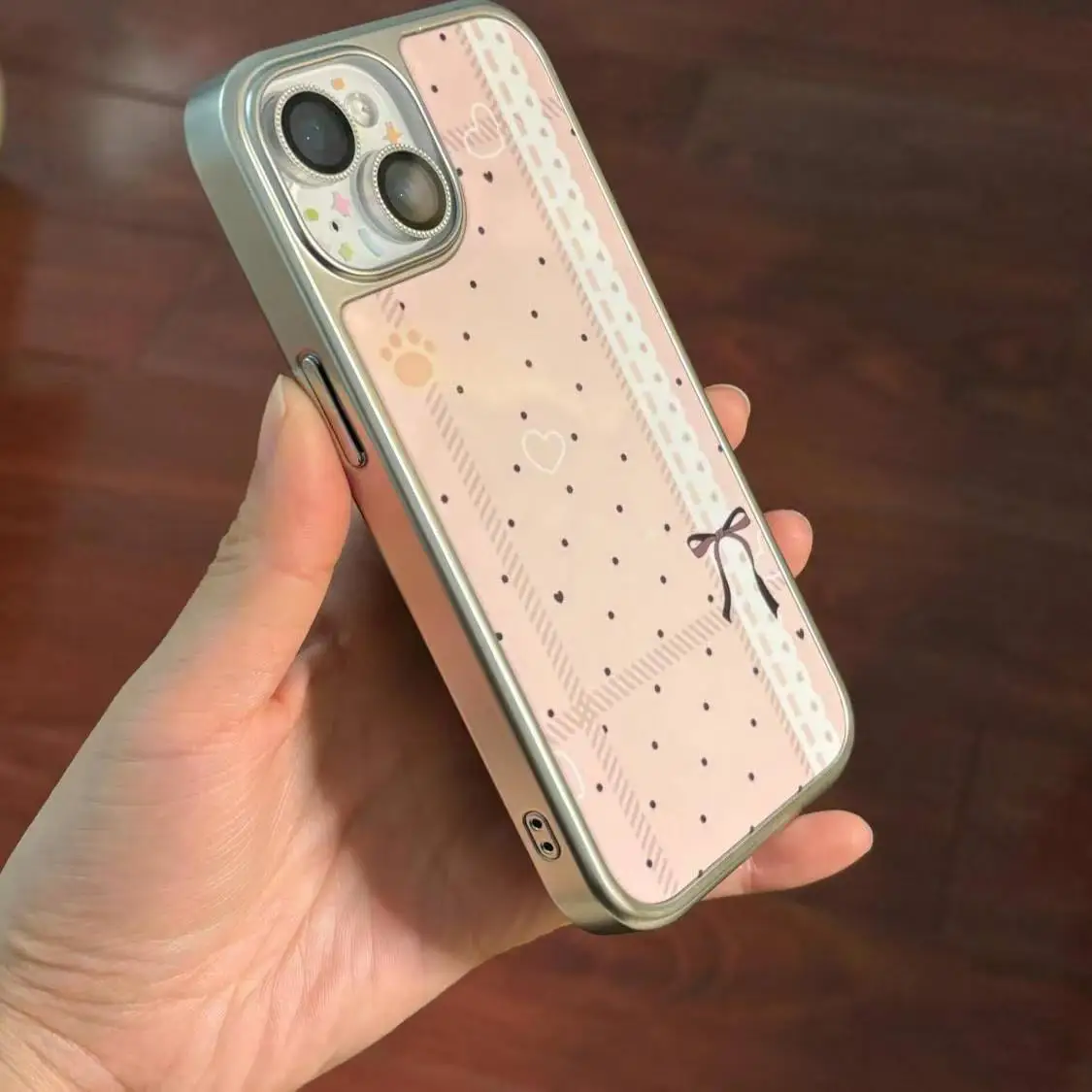 Girl Heart Pink Wave Point Phone Case For iPhone 17 Air 16 E 15 14 13 12 11 Plus Pro Max Anti-fall Electroplated Drip Glue Cover
Girl Heart Pink Wave Point Phone Case For iPhone 17 Air 16 E 15 14 13 12 11 Plus Pro Max Anti-fall Electroplated Drip Glue Cover