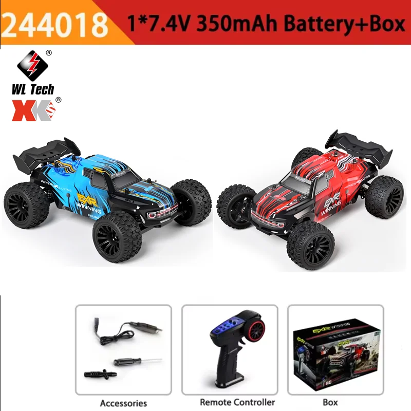 WLtoys 244018 1/24 Proportional Remote Control Car for High Speed Off Road Climbing RC Racing Toy Gift
WLtoys 244018 1/24 Proportional Remote Control Car for High Speed Off Road Climbing RC Racing Toy Gift