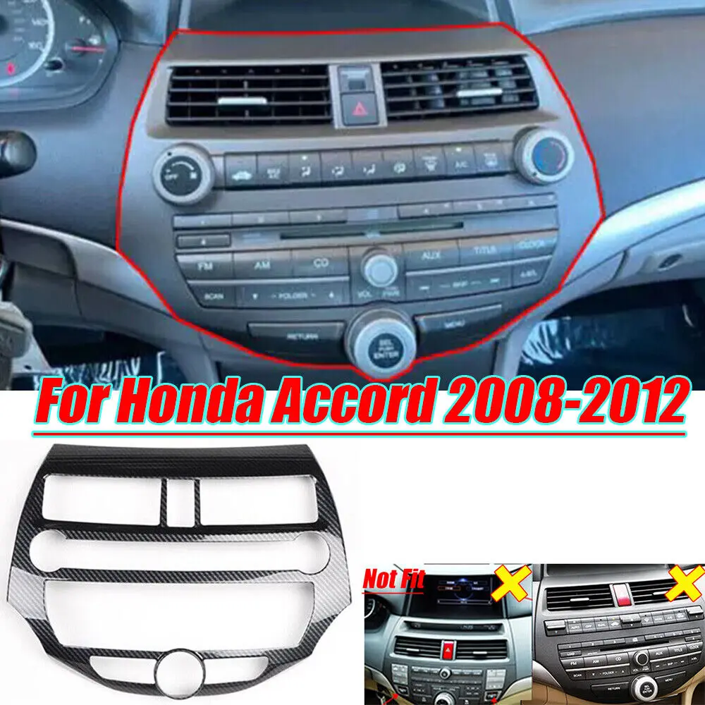 Цветная накладка на панель центральной консоли CD из углеродного волокна для Honda Accord 2008-2012 гг. 
Цветная накладка на панель центральной консоли CD из углеродного волокна для Honda Accord 2008-2012 гг.